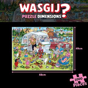 Пазл Wasgij Destiny 29 Perfect Pitch - On the Camping 1000 элементов - Фото 1