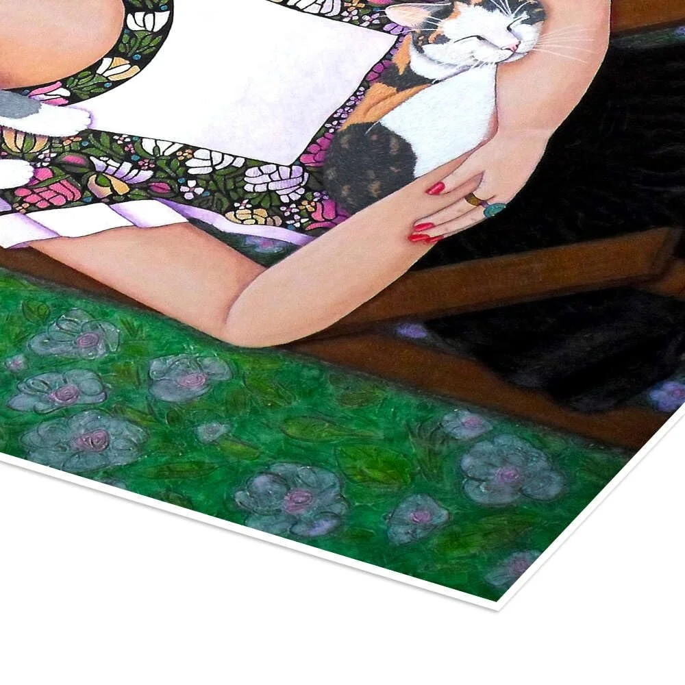 Постер Frida Kahlo Cat Lover Madalena Lobao-Tello 30 x 40 см, фото №3