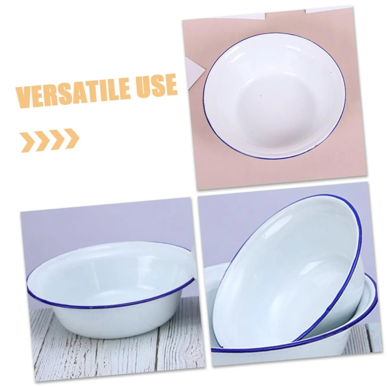 Форма для выпечки TOYANDONA Глубокая Толстая эмаль Эмалированная, фото №3