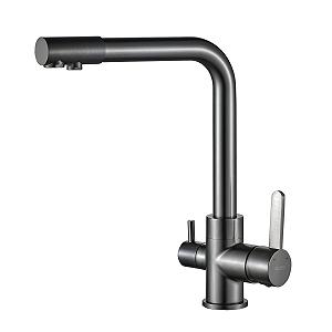 Змішувач для кухні під осмос Globus Lux LAZER GLLR-0444-11-GRAPHITE synthetic.ua - Фото 1