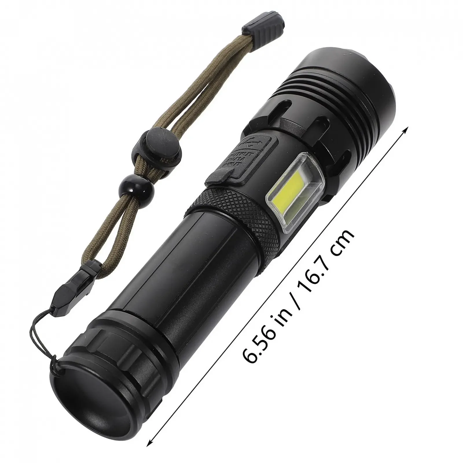 Фонарик Sosoport 1 Set Водонепроницаемый Алюминиевый сплав Черный, фото №4