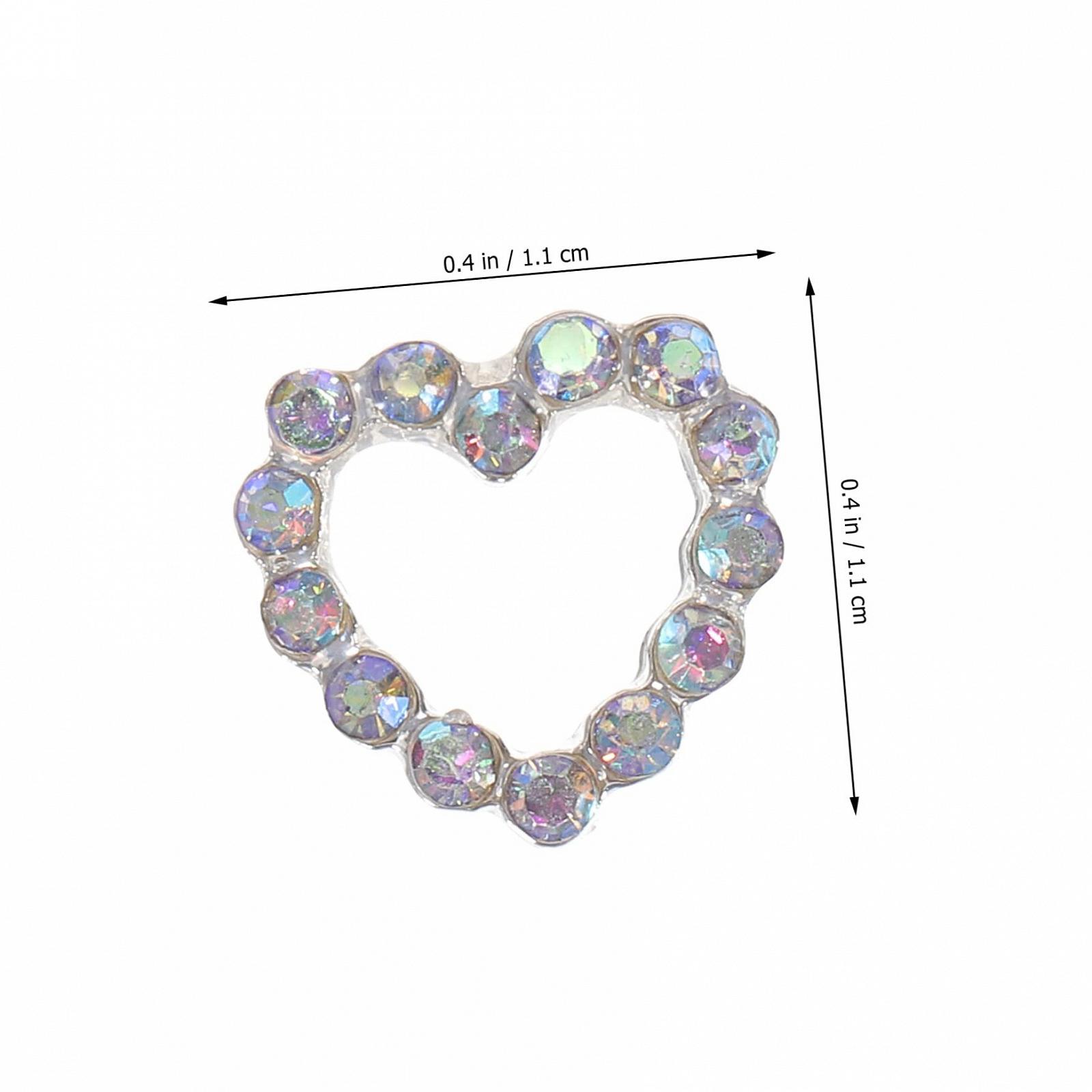 Украшения для ногтей FRCOLOR Сердце, 60 шт., фото №8 Украшения для ногтей FRCOLOR Сердце, 60 шт., фото №8