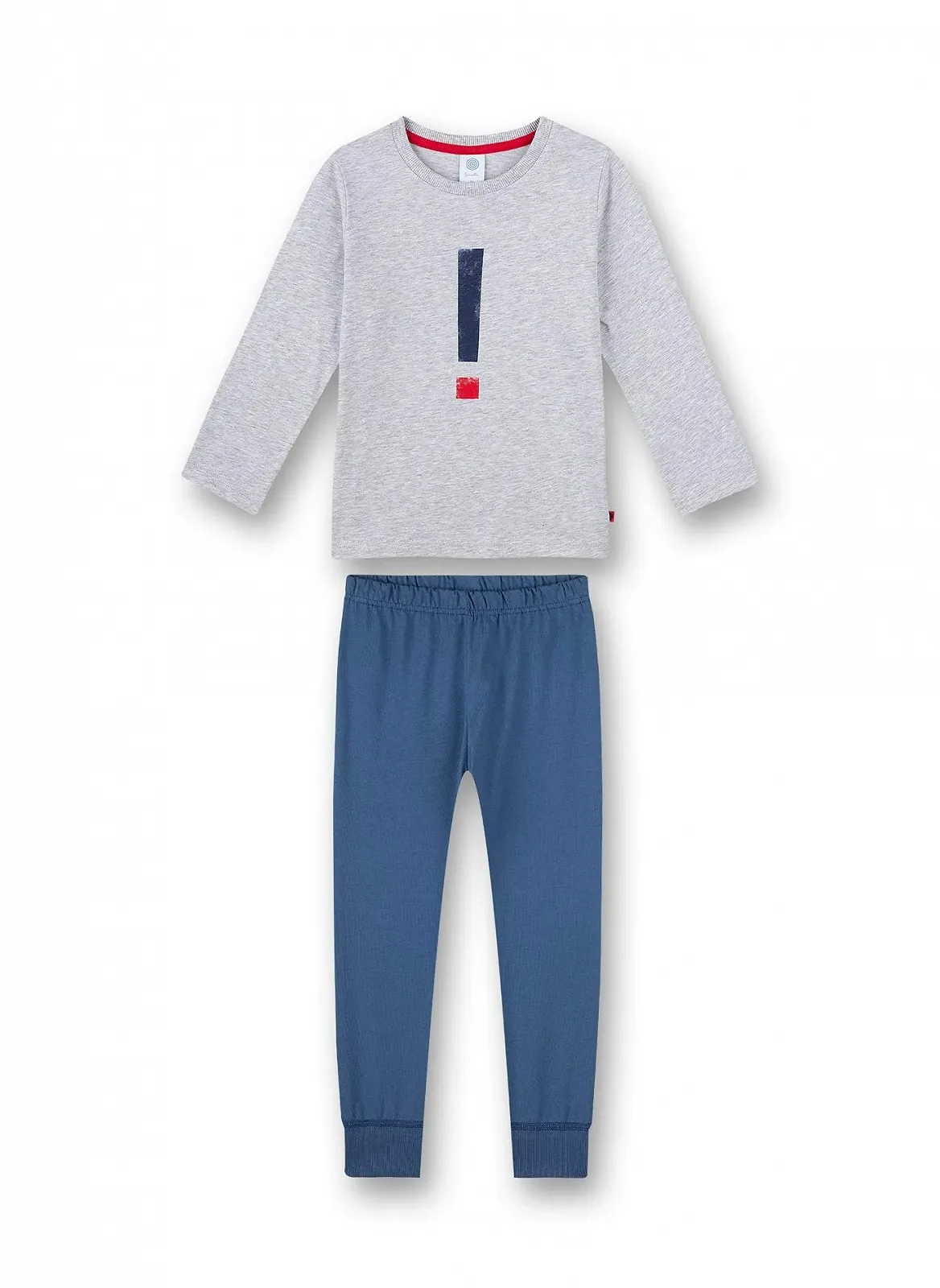 Комплект піжамний Sanetta для хлопчиків Довгий Сірий, фото №1