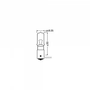 Лампа покажчика повороту OSRAM ORIGINAL 64138 бічна передня - Фото 1
