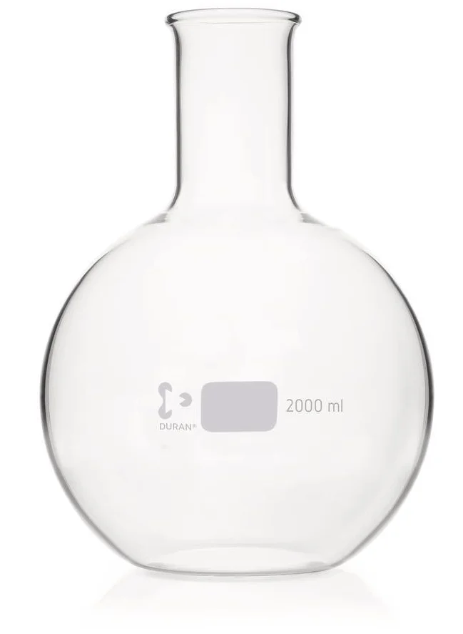 Комплект плоскодонних колб DURAN 21 741 63 / 2л / 10шт / Прозорий, фото №1