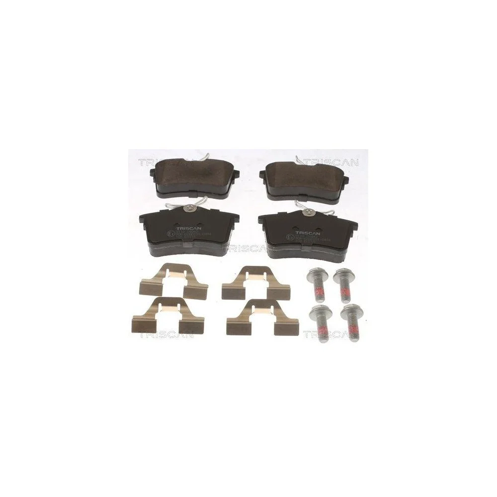 Комплект гальмівних колодок, дискове гальмо TRISCAN 8110 28042 для CITROËN PEUGEOT, фото №1