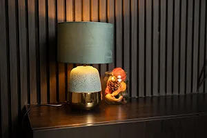 Настільна лампа Luxus Barcelona H 35 x Діаметр 22 E27 Кераміка Синій synthetic.ua - Фото 1