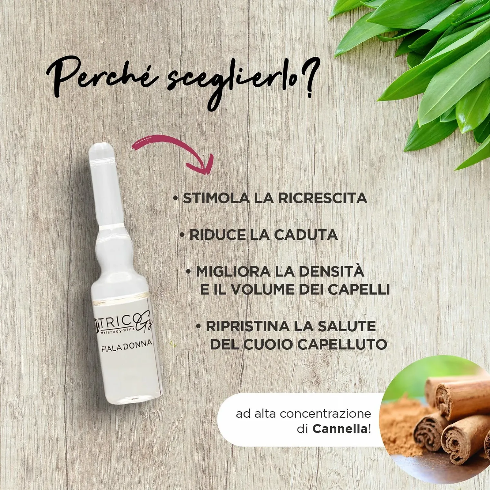 Ампули Tricogym Проти випадіння волосся для жінок 30 ампул по 5 мл (курс на 1 місяць) з Serenoa Repens, фото №3