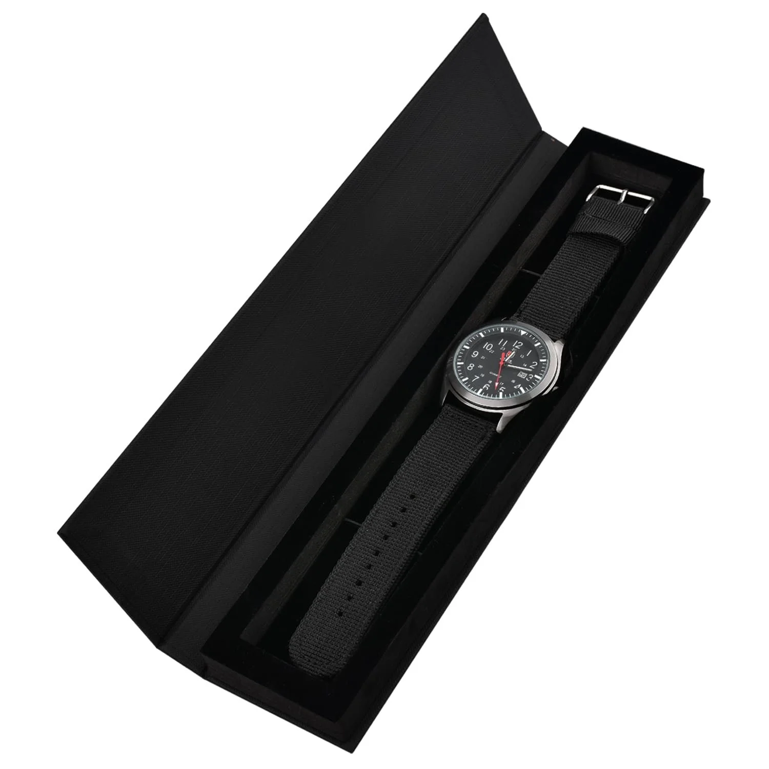 Мужские Кварцевые Аналоговые Спортивные Часы Zeiger Military с Датой, Нейлоновый Ремешок, фото №2 Мужские Кварцевые Аналоговые Спортивные Часы Zeiger Military с Датой, Нейлоновый Ремешок, фото №2