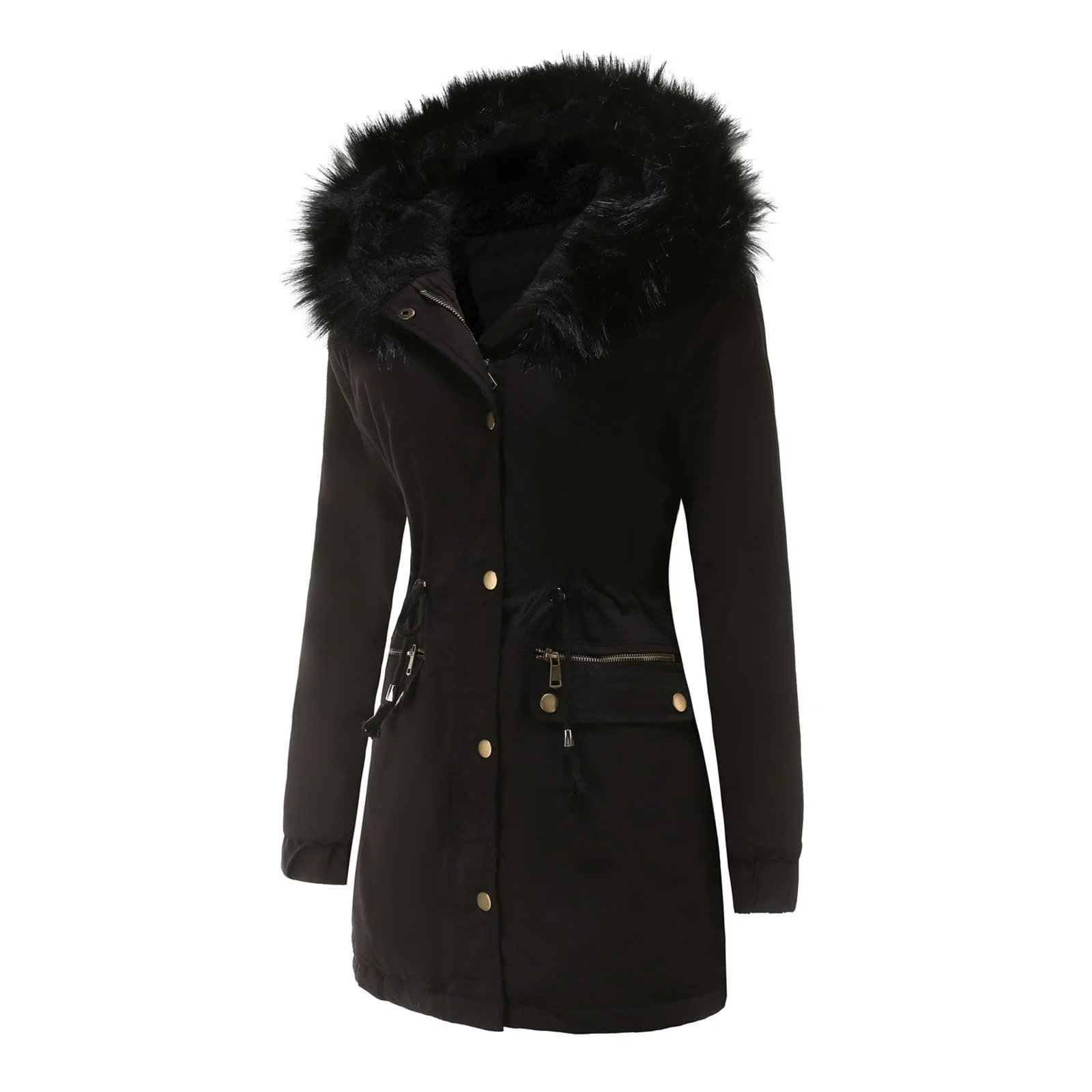 Жіноче потовщене пальто, фото №4 Жіноче потовщене пальто, фото №4