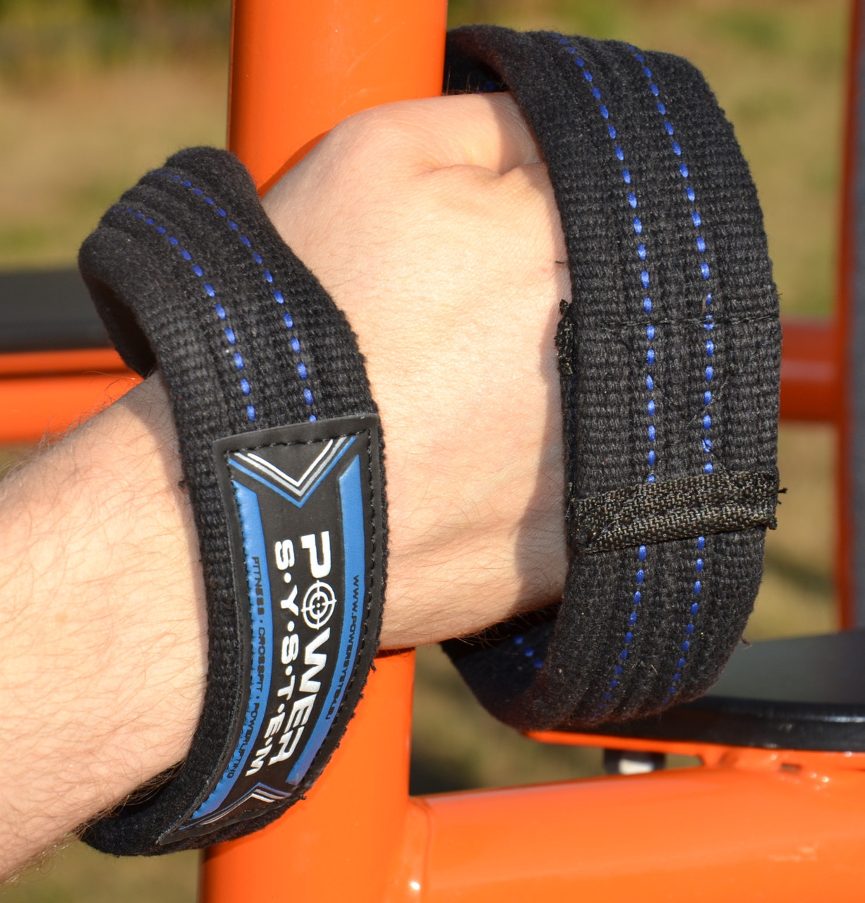 Лямки для тяги вісмірка Power System PS-3405 Figure 8 Black/Blue L/XL, фото №7 Лямки для тяги вісмірка Power System PS-3405 Figure 8 Black/Blue L/XL, фото №7