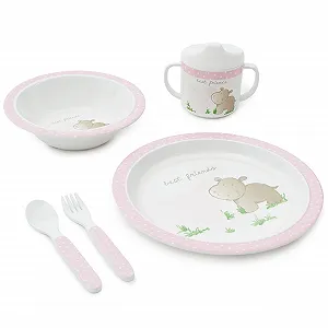 Набір дитячого посуду Bieco Animals Design 5 предметів Меламін Рожевий ціна на synthetic.ua - Фото 1 Набір дитячого посуду Bieco Animals Design 5 предметів Меламін Рожевий synthetic.ua - Фото 1