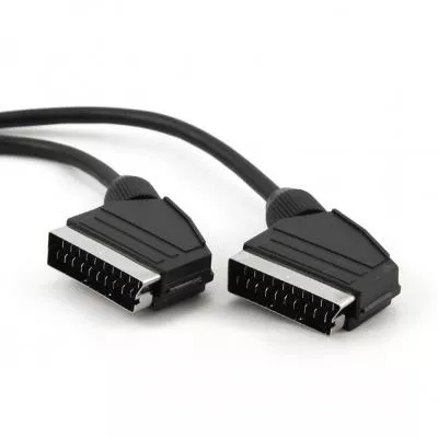 Кабель мультимедійний SCART 21-pin 1.8 м Cablexpert (CCV-518), фото №1