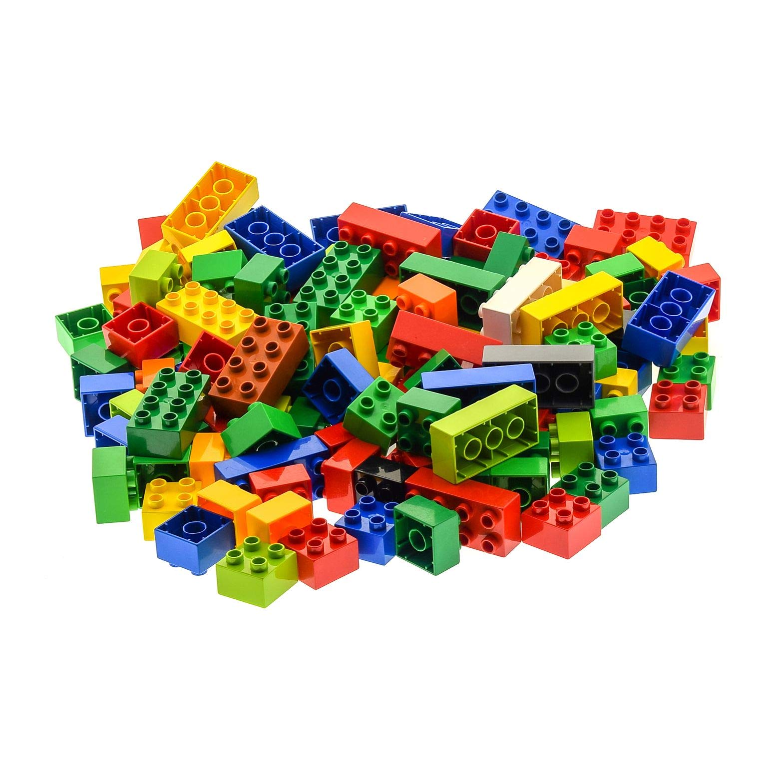 Цеглинки LEGO Duplo 100x4 2x2 30x8 2x4 різнокольорові, фото №2
