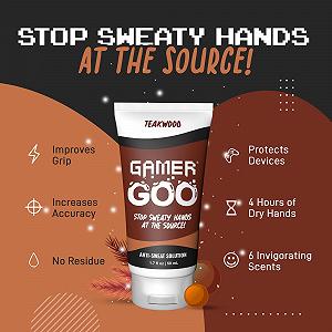 Лосьон для рук Gamer Goo 60 мл Teakwood Gaming против пота synthetic.ua - Фото 1