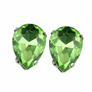 Стрази Крапля COHEALI Скло для шиття, світло-зелений, 50 шт - Фото 1