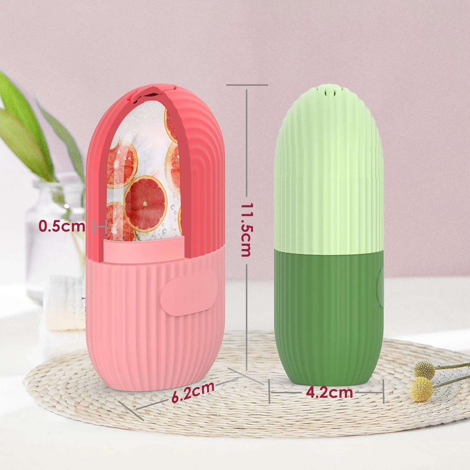 Ролик крижаний GeeRic для масажу обличчя, підтягування шкіри, проти старіння та зморшок, фото №6