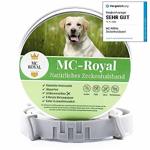 Нашийник від бліх та кліщів MC-Royal для собак та котів водостійкий регульований до 8 місяців 62 см - Фото 1