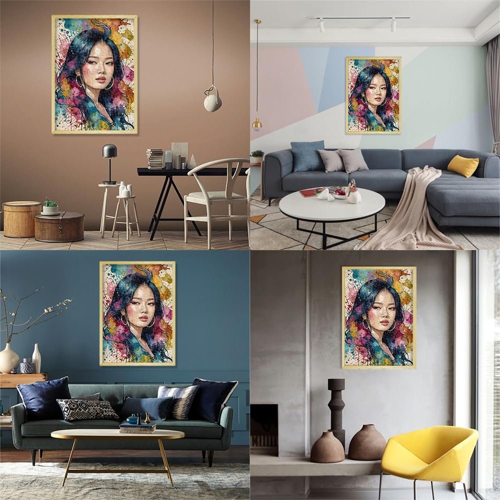 Пазл Акварельный портрет Дженни Ким 1000 элементов 38 x 26 см, фото №6 Пазл Акварельный портрет Дженни Ким 1000 элементов 38 x 26 см, фото №6