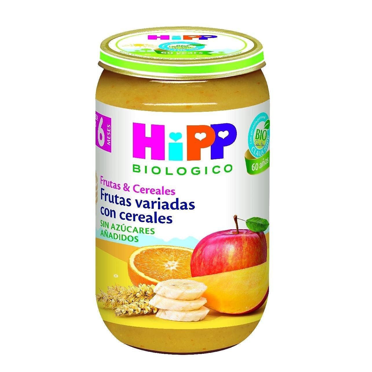 Пюре HiPP Organic Фруктове асорті з органічною крейдою 190 г, фото №1
