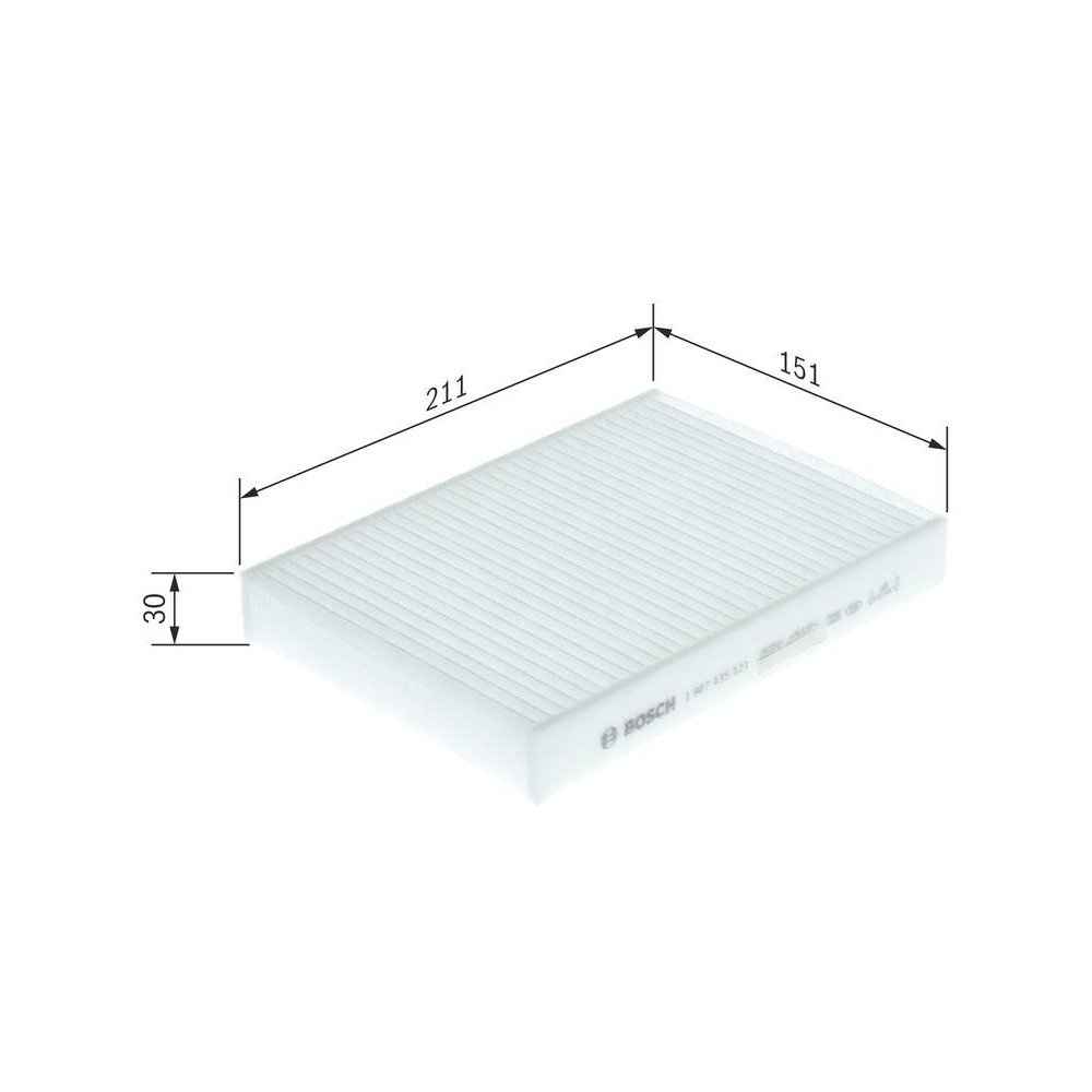 Фильтр салонный BOSCH 1 987 435 121 для MERCEDES-BENZ задний, фото №1 Фильтр салонный BOSCH 1 987 435 121 для MERCEDES-BENZ задний, фото №1