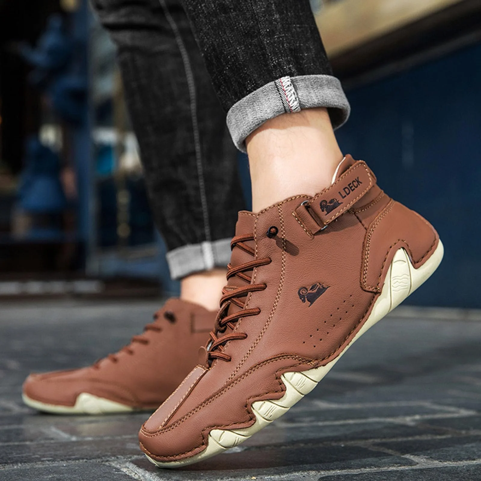 Черевики Barefoot Унісекс Шкіряні Високі, фото №2