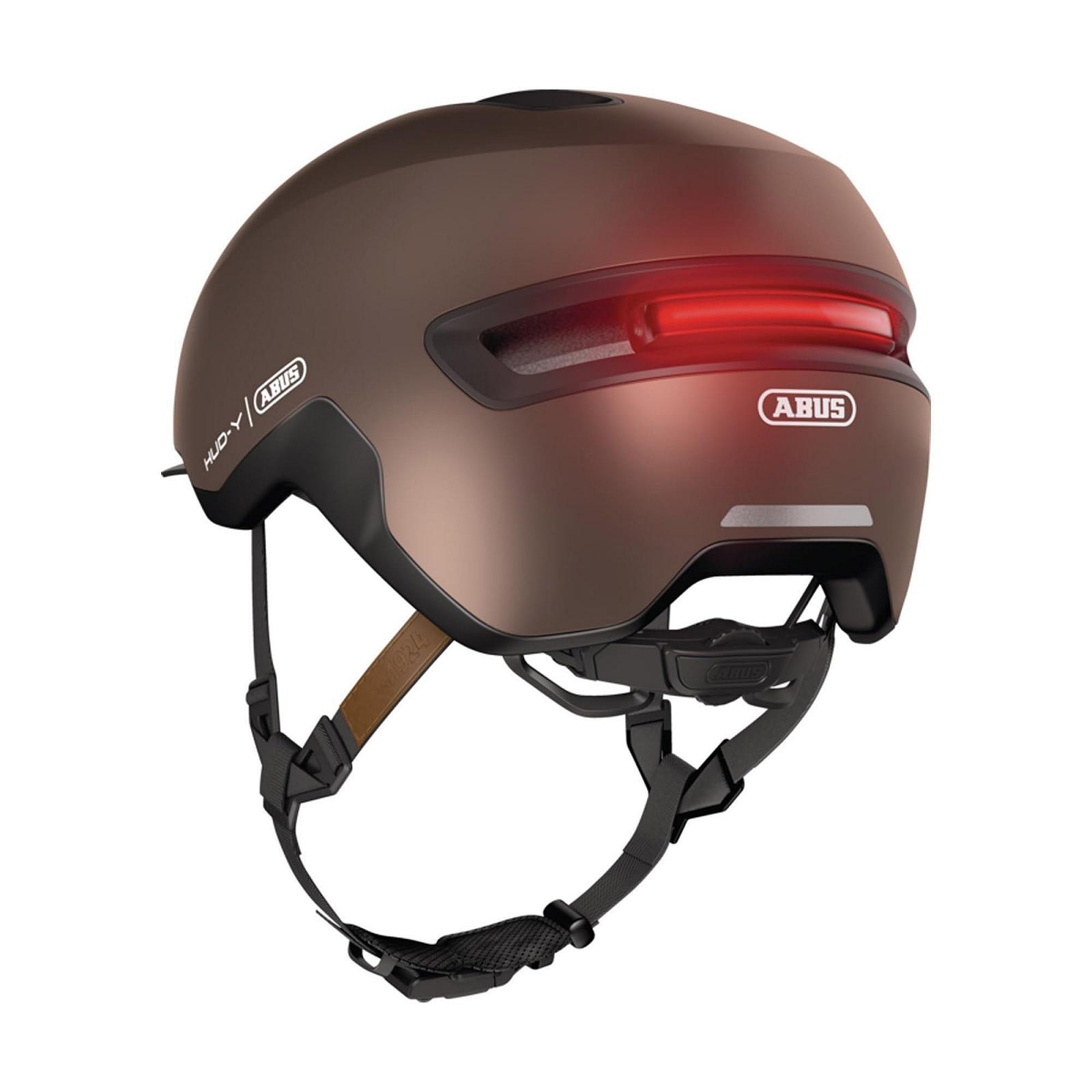 Шлем ABUS Urban HUD-Y с магнитным, перезаряжаемым LED задним фонарем и магнитной застежкой, фото №7