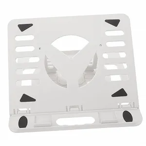 Подставка для ноутбука регулируемая складная Tofficu пластиковая с термостойким дизайном, нескользящим основанием для дома и путешествий для оптимального позиционирования устройства - Фото 1