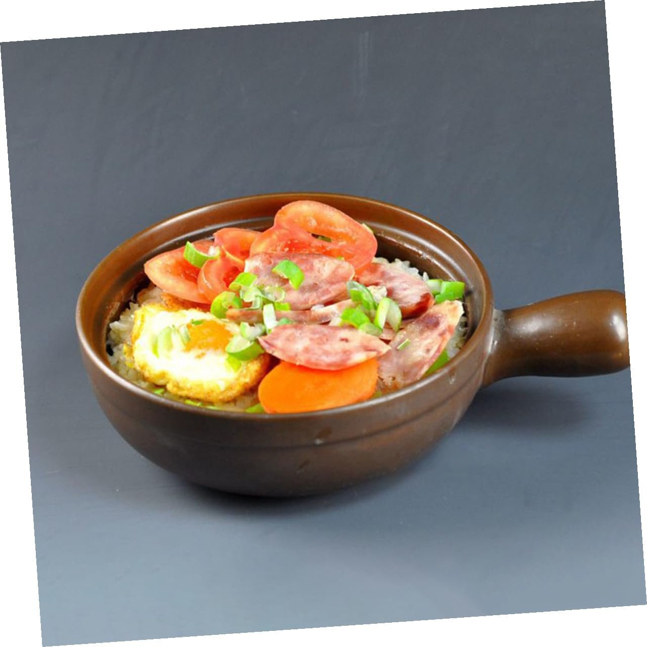 Кастрюля Toyvian керамическая маленькая с двойными ручками антипригарная многофункциональная для плиты и супов с крышкой, фото №9