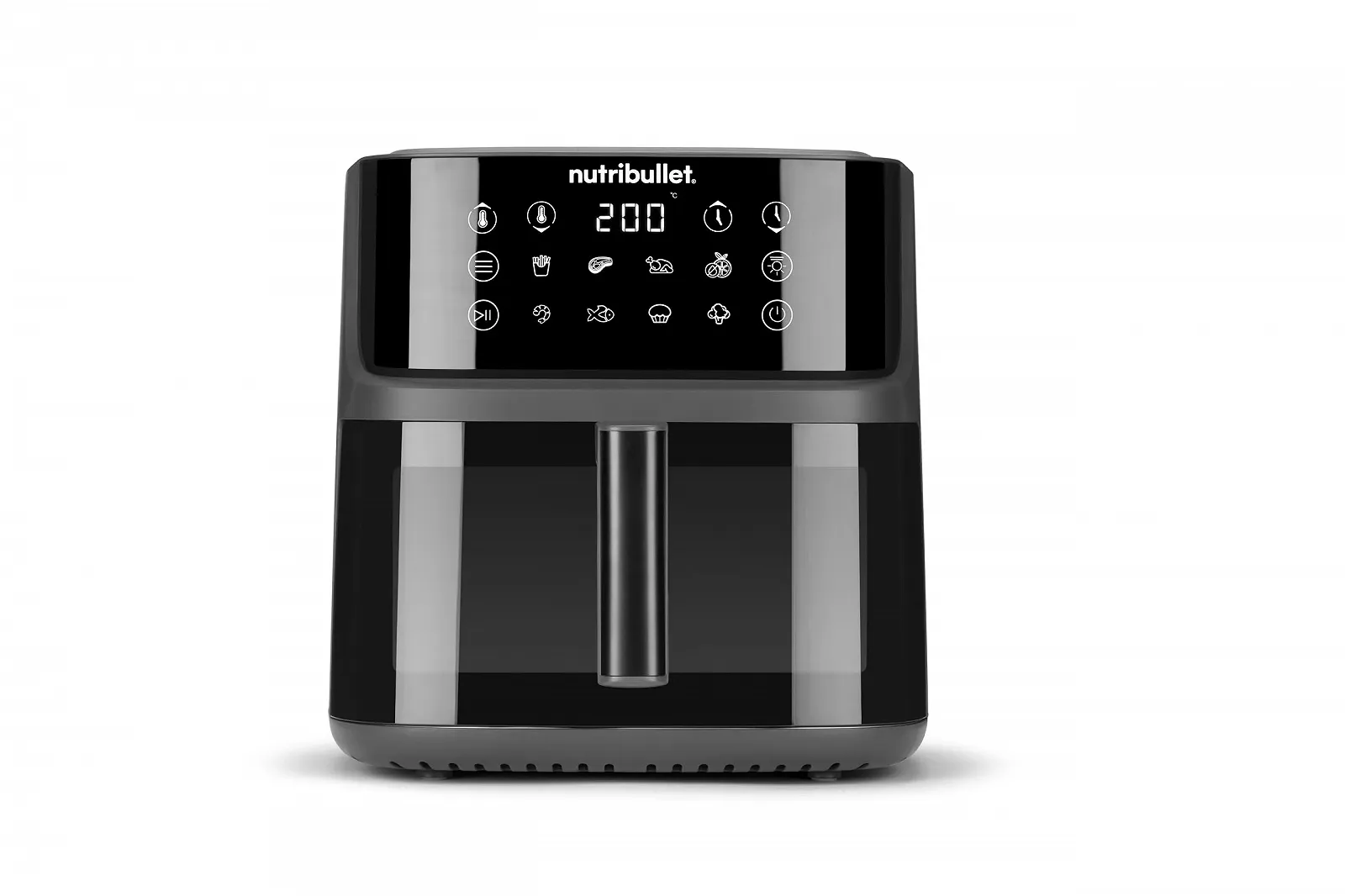 Мультипіч nutribullet Crisplite Vision NBA0811DG 8 л 2000 Вт 8 програм Матовий чорний, фото №1