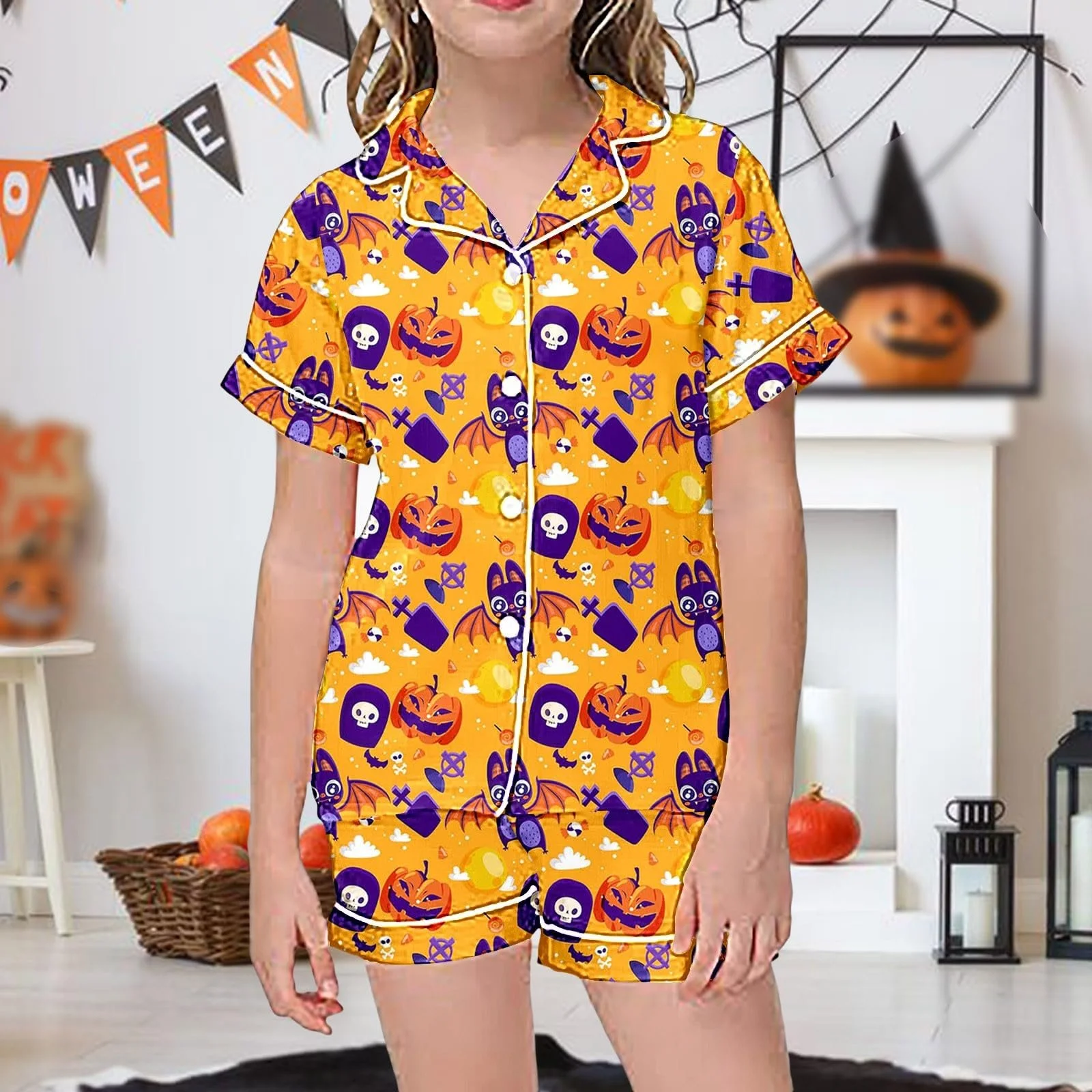 Комплект піжамний дитячий Шорти Бавовна Сорочка + Штани, фото №3