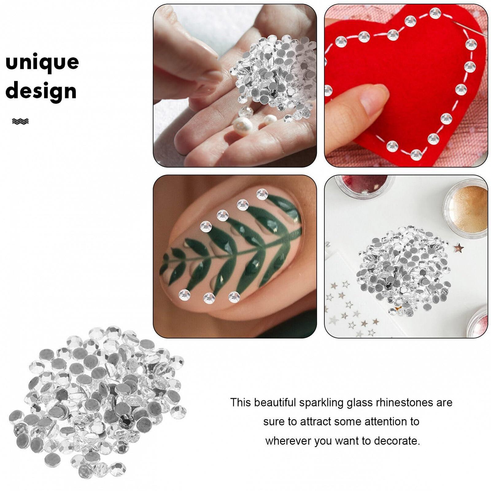 Стрази VILLCASE 14плоскі блискучі камені для прикраси, фото №9