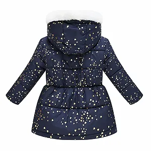 Дитяче зимове пальто для хлопчиків і дівчаток, товста вітрозахисна тепла куртка на блискавці synthetic.ua - Фото 1