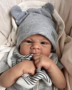Кукла Anano Reborn Baby Boy 17 Дюймов Силиконовая Кукла Реалистичная Младшая Кукла Elijah с Набором Подарков - Фото 1