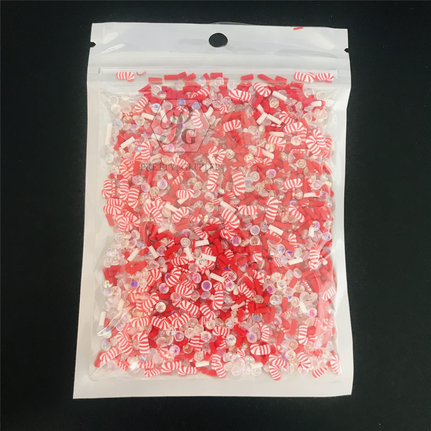 Украшения для ногтей Рождественские палочки Микс Диски Полимерная мягкая глина для дизайна ногтей и рукоделия XRT-W04, фото №2