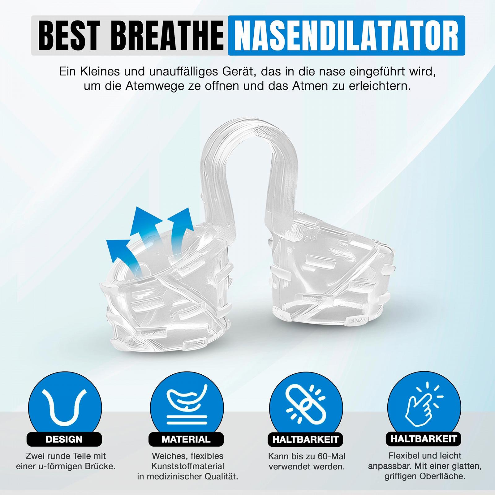 Назальний дилататор Best Breathe Тест-набір 3 розміри, фото №2 Назальний дилататор Best Breathe Тест-набір 3 розміри, фото №2
