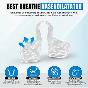 Назальний дилататор Best Breathe для кращого сну Покращує носове дихання synthetic.ua - Фото 1