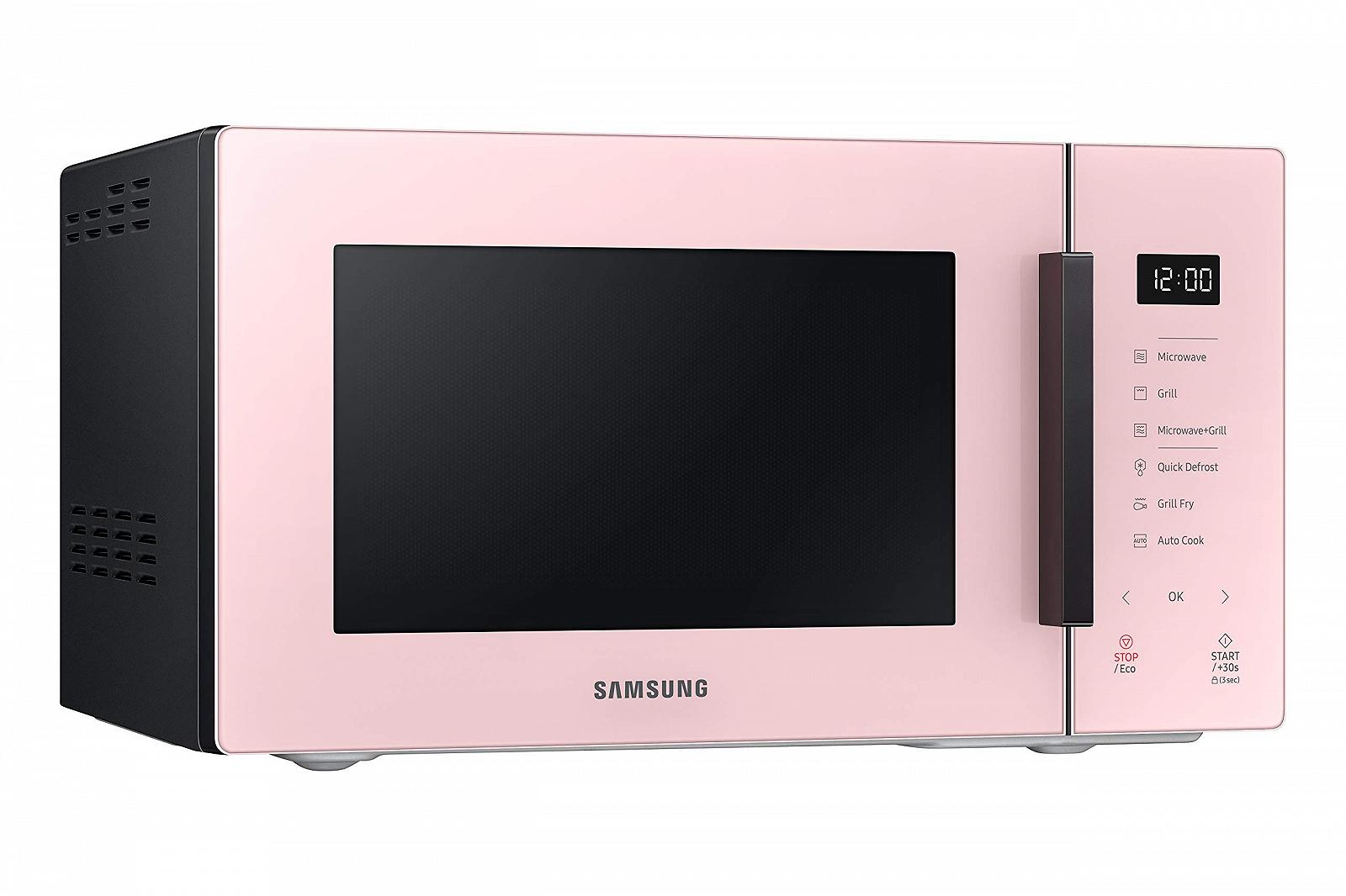 Настольная микроволновая печь Samsung Glass Design MG23T5018CP/ET AirFry 23L 800W 1100W Powder, фото №4 Настольная микроволновая печь Samsung Glass Design MG23T5018CP/ET AirFry 23L 800W 1100W Powder, фото №4