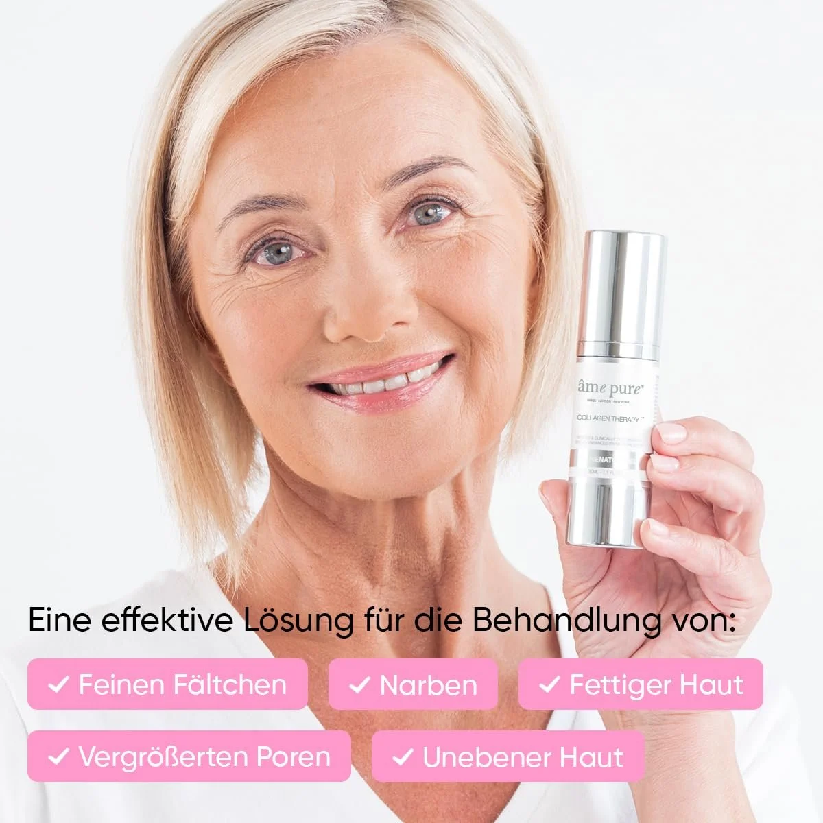 Ролер для обличчя Ame Pure CIT Basic Set, 100% натуральна мікроголкова обробка, фото №3