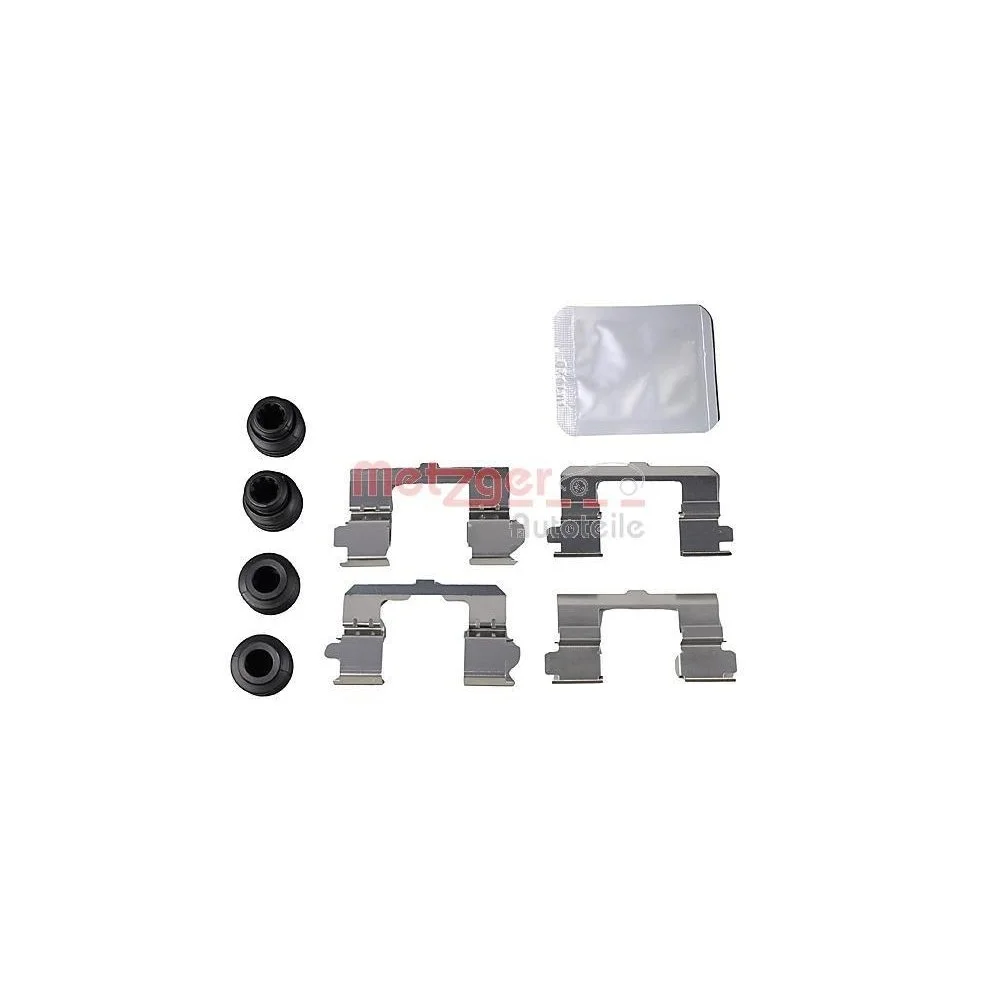 Комплект аксесуарів, гальмівні колодки METZGER 109-0048 MAZDA передня вісь, фото №1