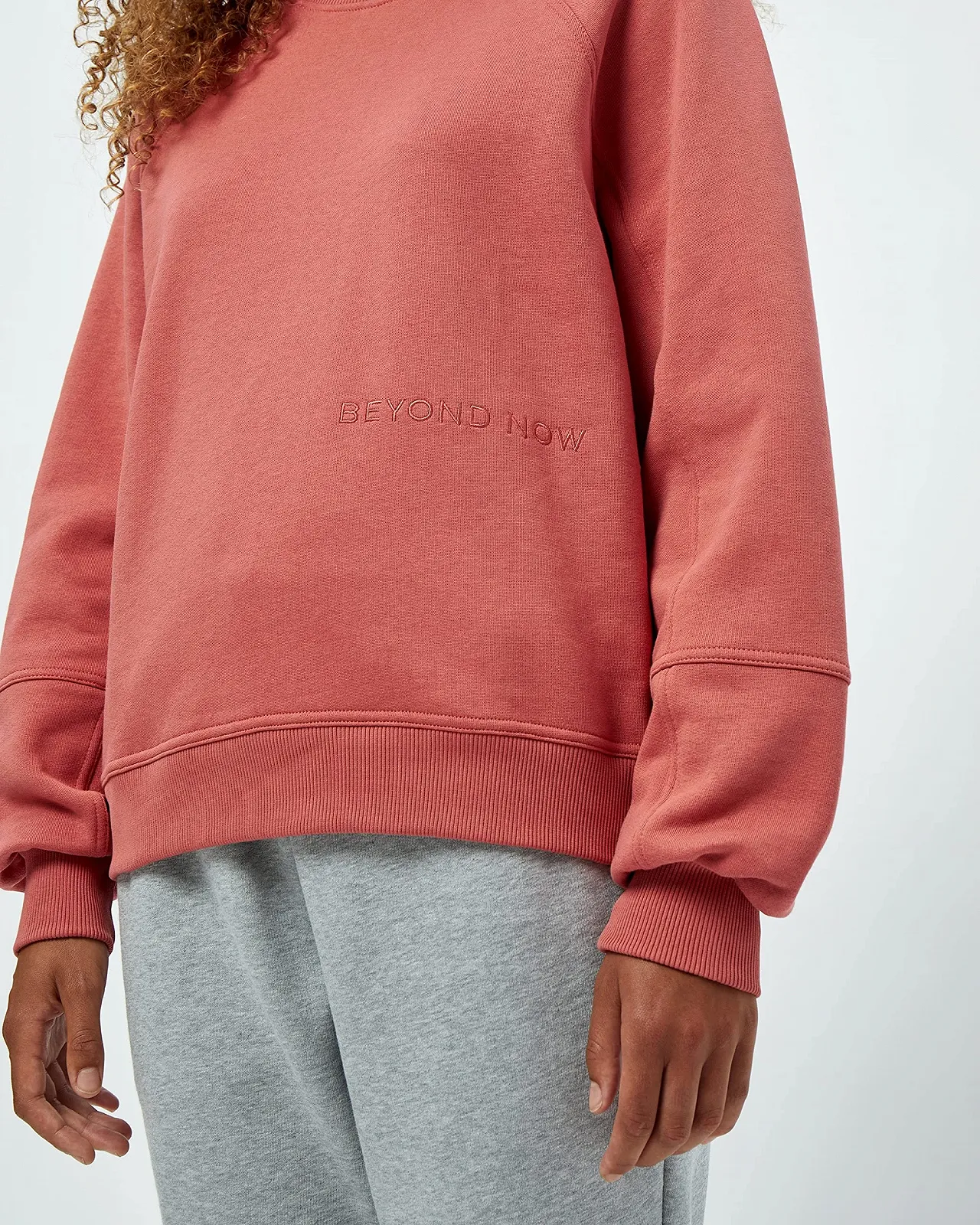 Світшот Beyond Now Brooklyn GOTS, Червоний, Жіночий, Розмір, фото №4