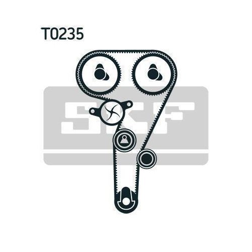 Комплект ремня ГРМ SKF VKMA 02277 для ALFA ROMEO FIAT LANCIA, фото №2 Комплект ремня ГРМ SKF VKMA 02277 для ALFA ROMEO FIAT LANCIA, фото №2