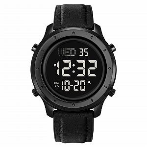 Годинник Skmei 1864LBKBK Black-Black Leather SALE - Фото 1