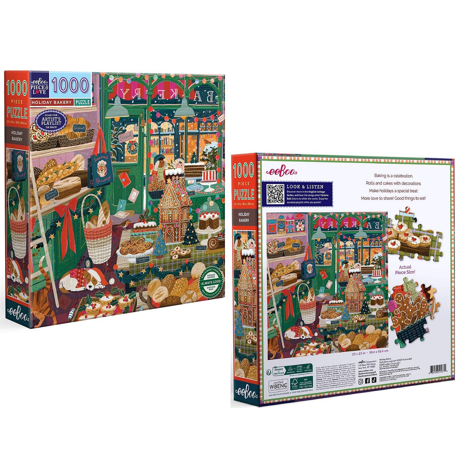 Пазл Eeboo Christmas Baking 1000 элементов 58.5 см x 58.5 см, фото №7