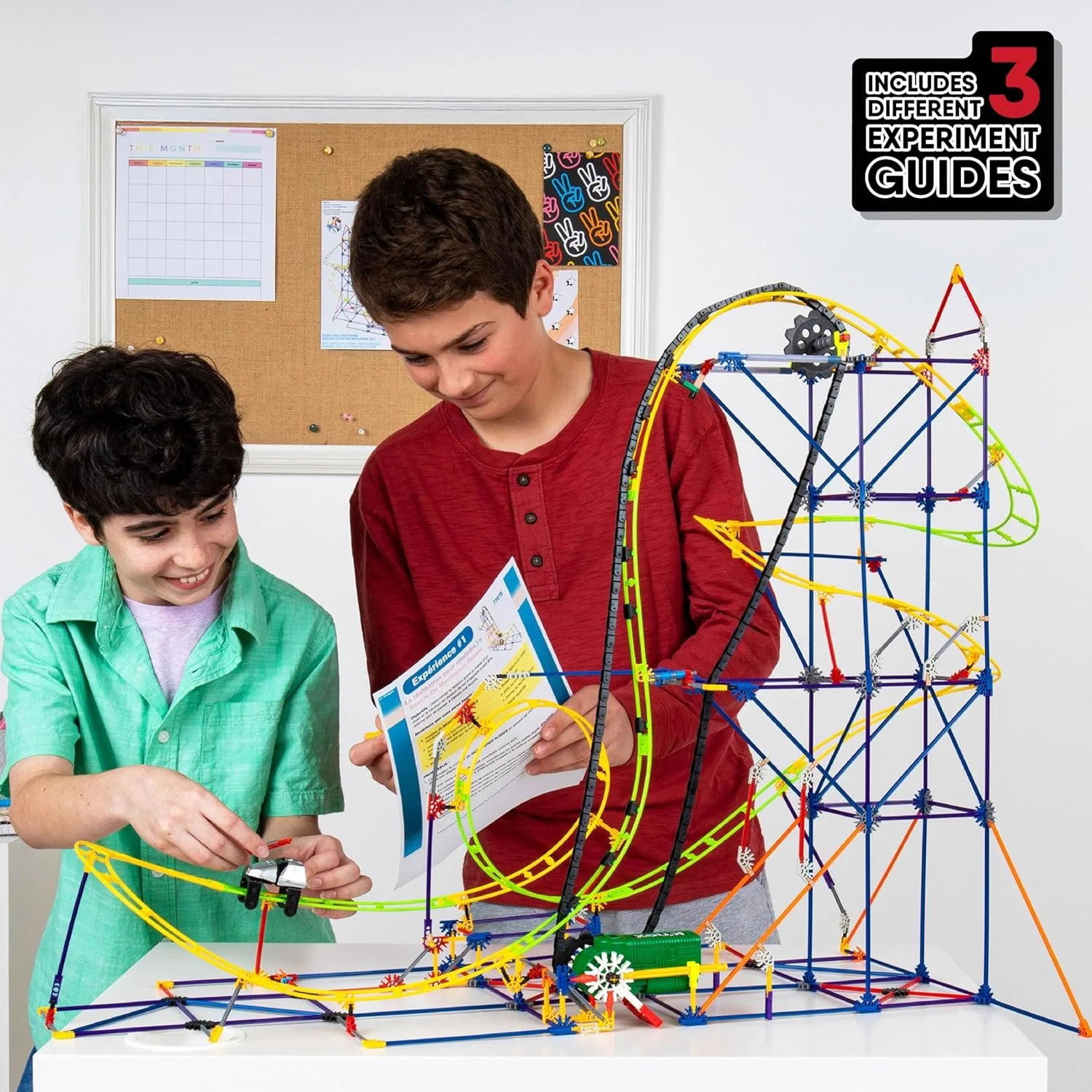 Набор K'NEX Education STEM Explorations Roller Coaster для сборки Для детей от 8 лет 546 деталей, фото №4