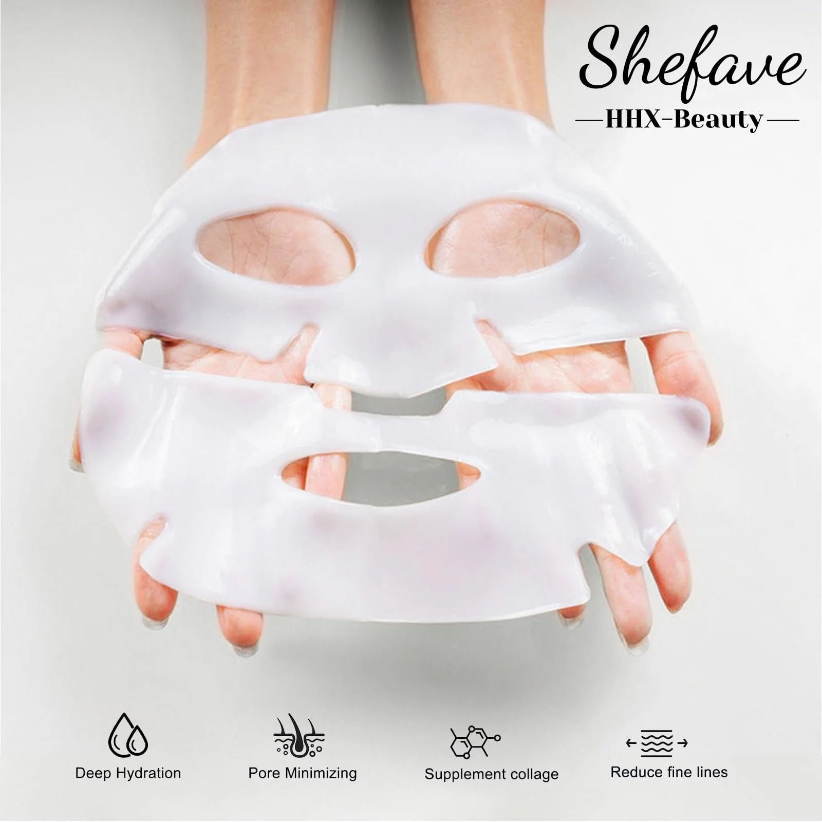 Маска Shefave Organic Collagen Real Deep, 10 штук, нічна колагенова маска, фото №7