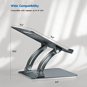 Подставка для ноутбука складная для стола, эргономичная охлаждающая подставка для ноутбука synthetic.ua - Фото 1