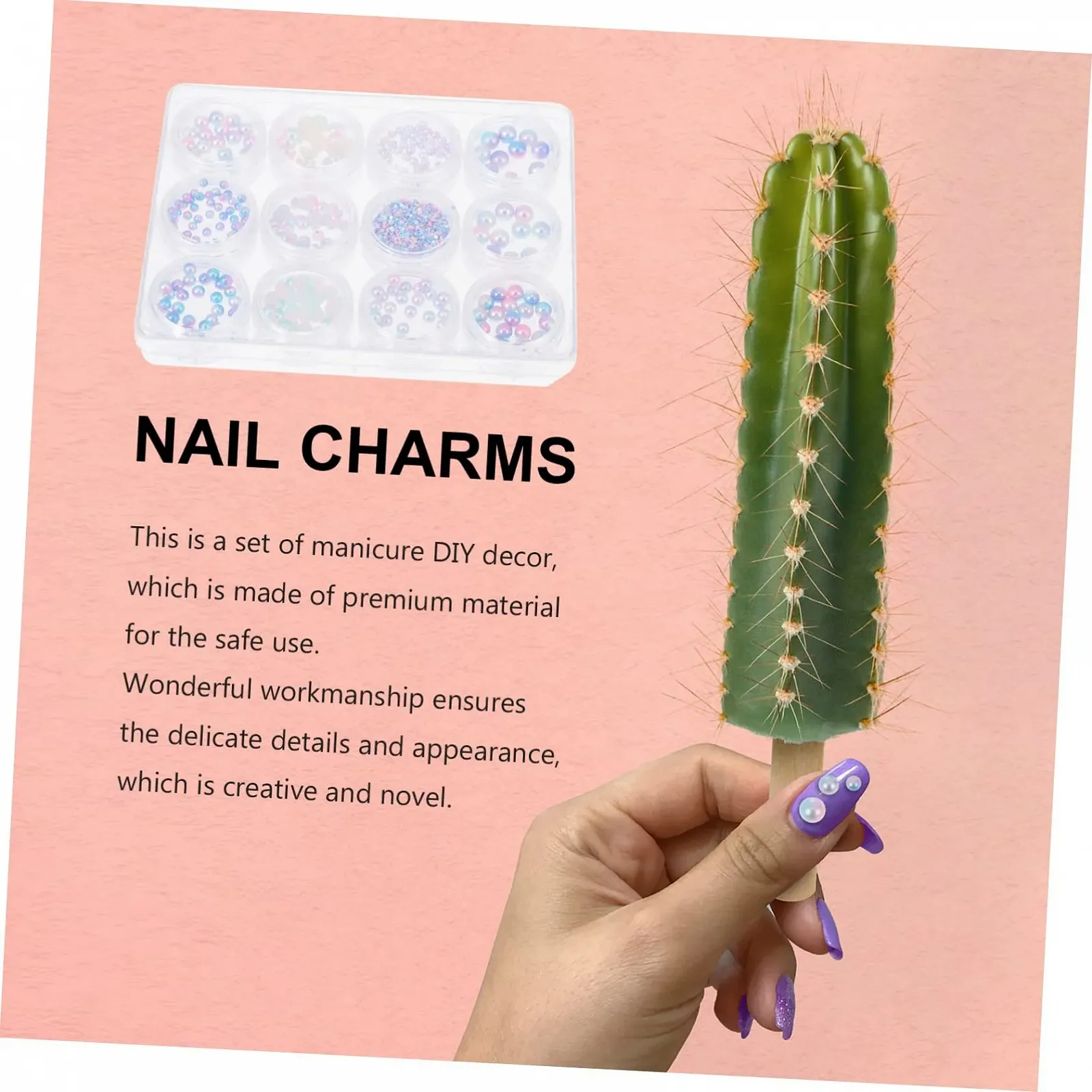 Украшения для ногтей MERRYHAPY Разноцветные Набор для дизайна ногтей Натуральные простые в использовании для салона и дома, фото №3