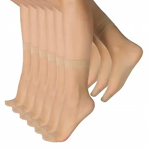 Шкарпетки CALZITALY з тонкої лайкри 6 пар Чорний Колір шкіри One Size - Фото 1