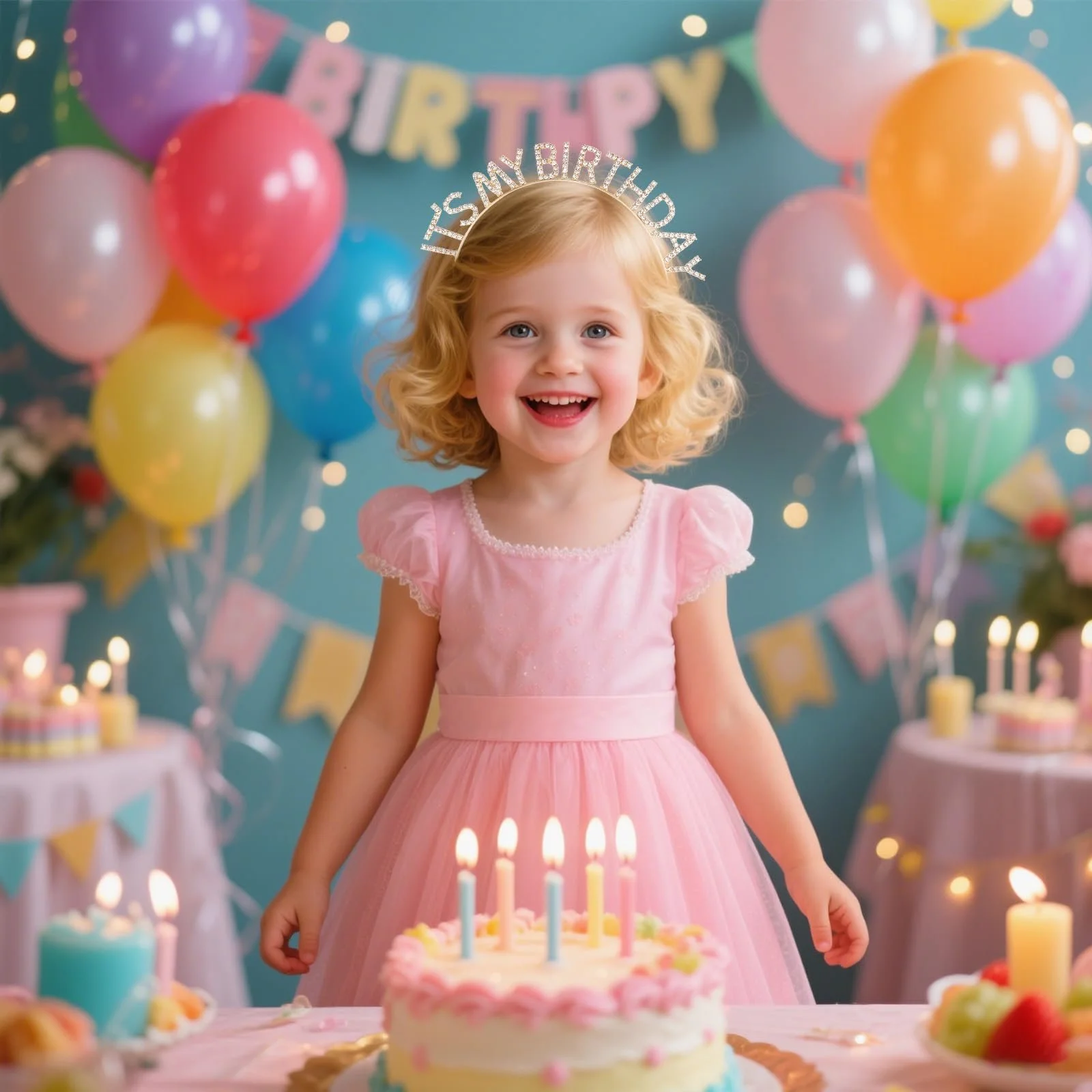 Обруч на голову З Днем народження, фото №6